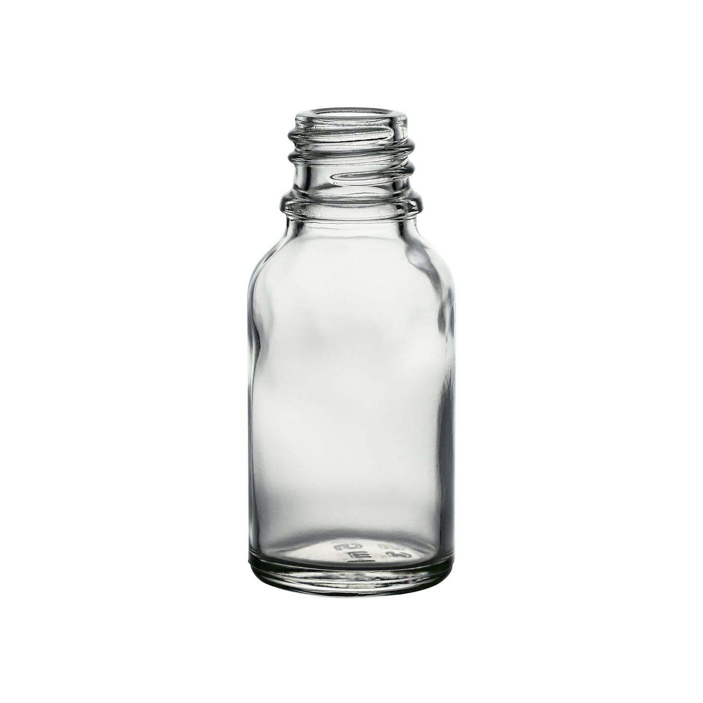15 ml Euro Round Glass Bottles 18 mm Neck Finish