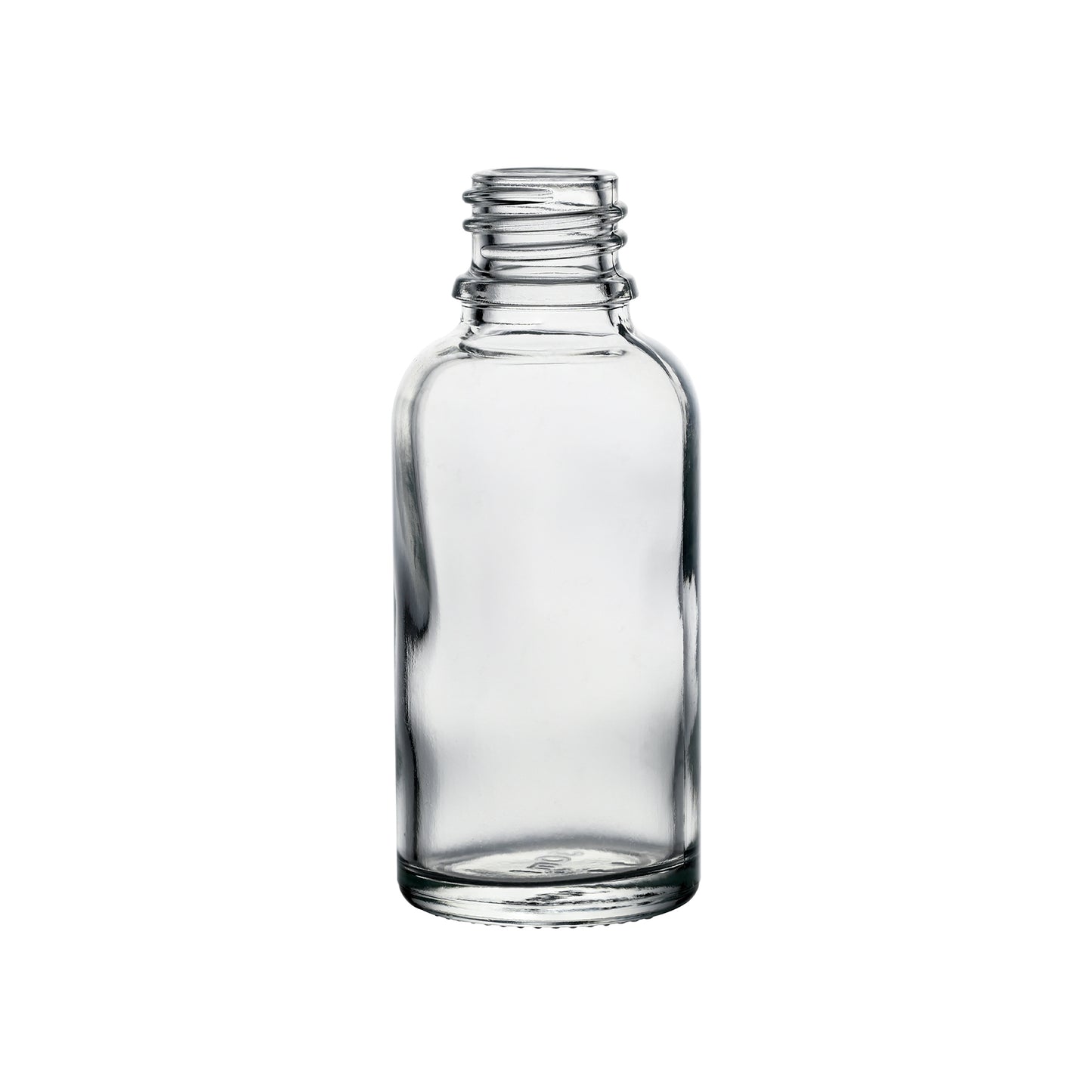 30 ml Euro Round Glass Bottles 18 mm Neck Finish