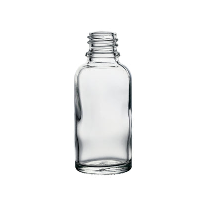 30 ml Euro Round Glass Bottles 18 mm Neck Finish