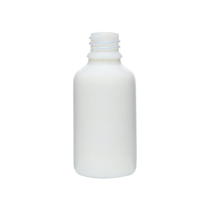 30 ml Opal White Euro Round Glass Bottles 18 mm Neck Finish