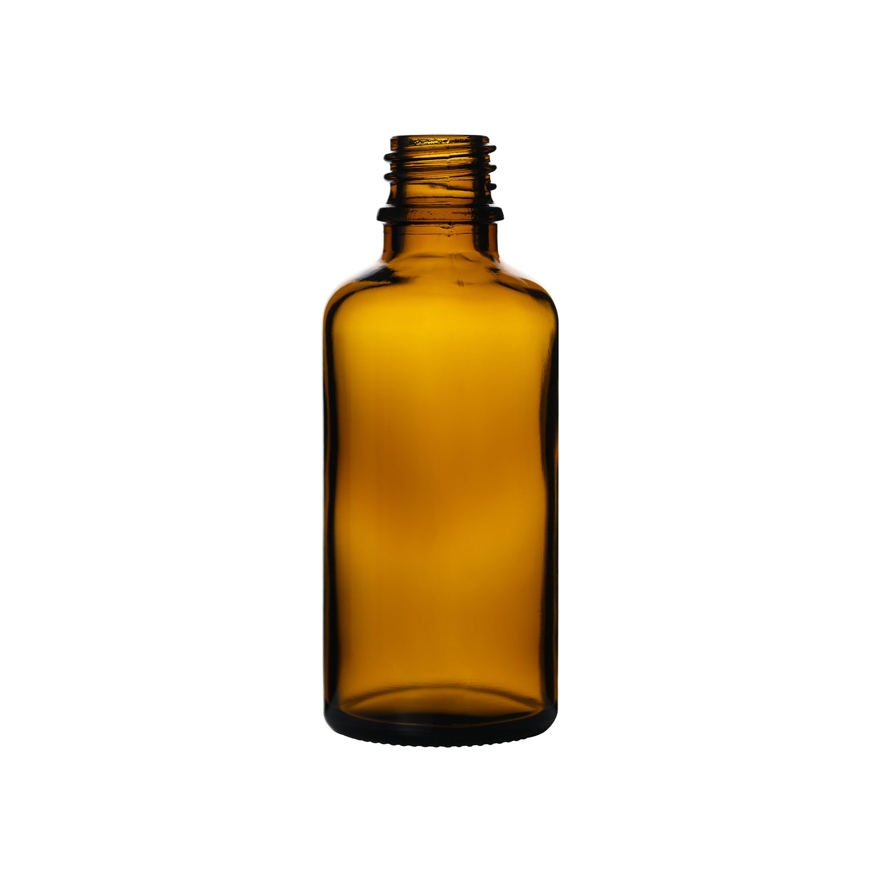 50 ml Glass Euro Round Bottle with 18 mm Neck Finish