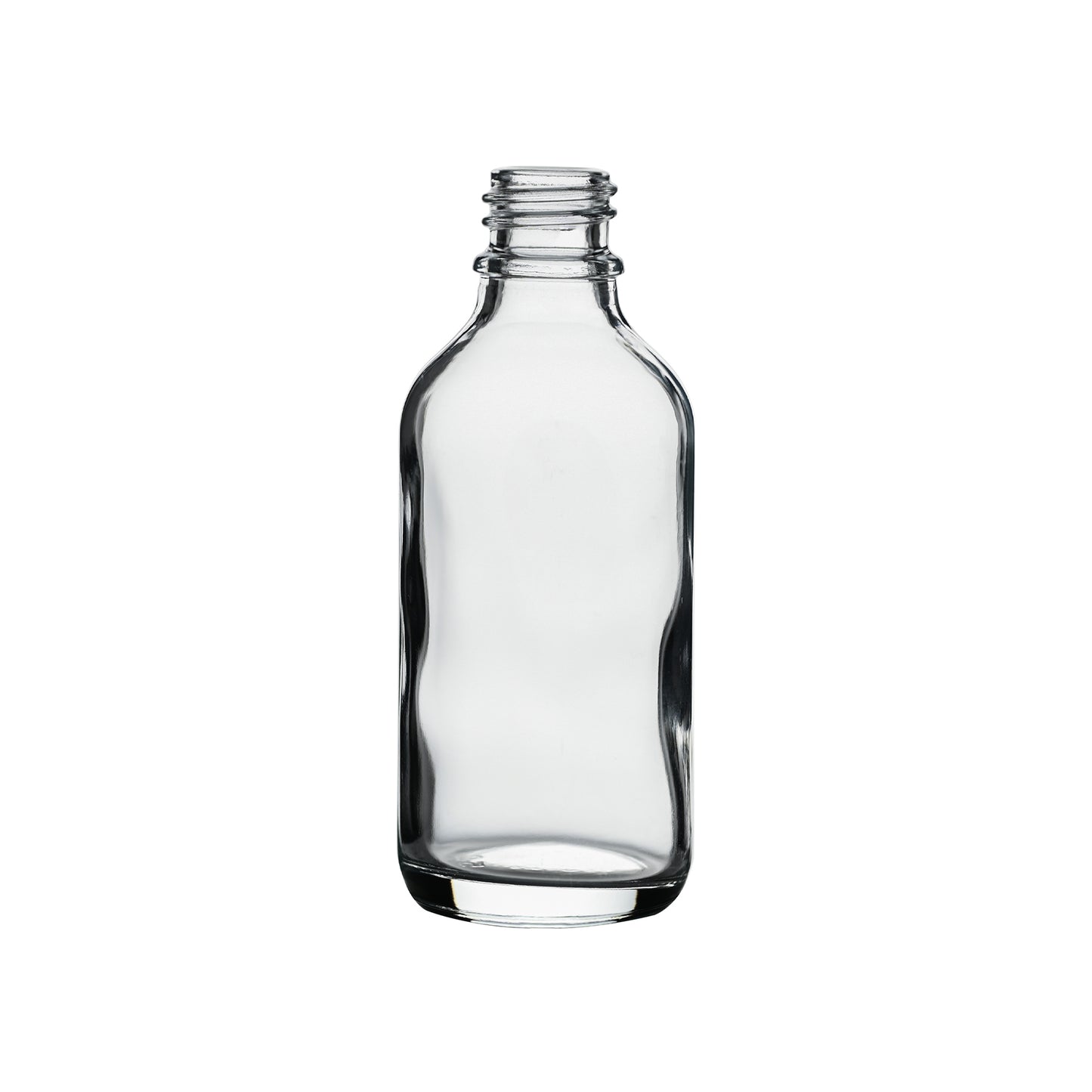 60 ml Glass Euro Round Bottles with 18 mm Neck Finish