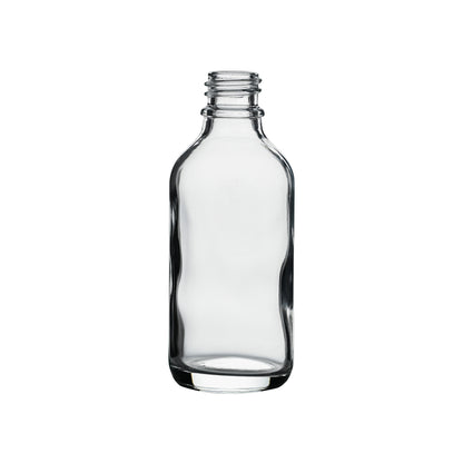 60 ml Glass Euro Round Bottles with 18 mm Neck Finish