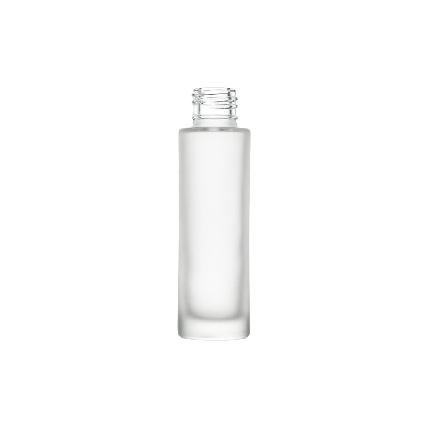 1 oz Clear Frosted Glass Cylinder Bottle with 20-400 Neck Finish