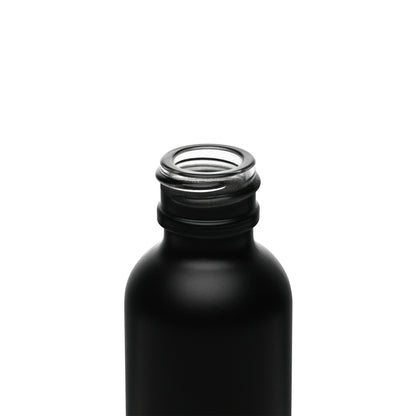 30ml Matte Black Square Bead Bottle with 20-400 Neck Finish