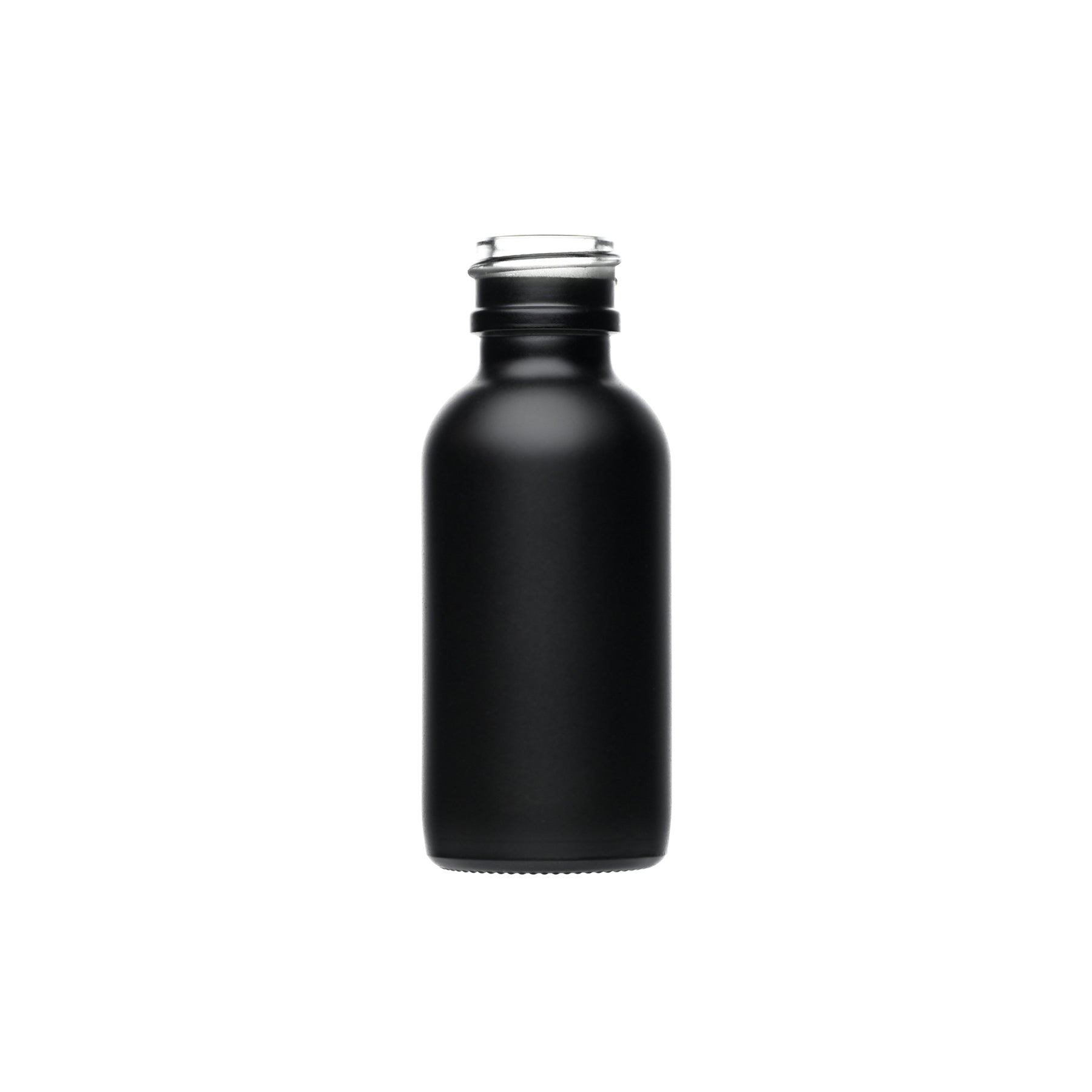 30ml Matte Black Square Bead Bottle with 20-400 Neck Finish