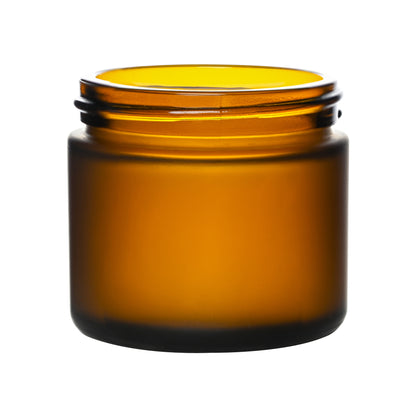 2 oz Straight Sided Glass Jar with 53-400 Neck Finish