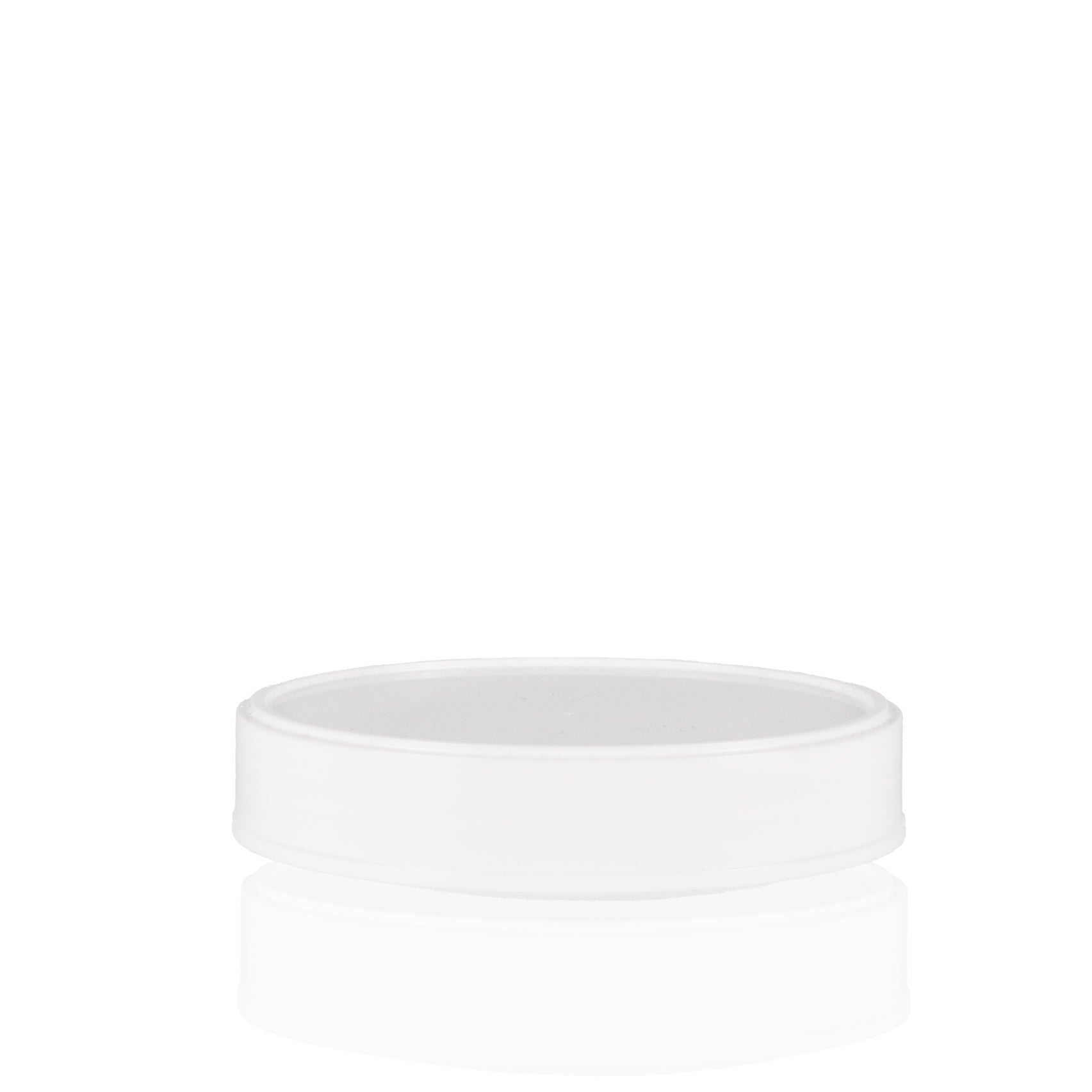 120-410 White PP Continuous Thread Lid With Smooth Deep Skirt And Liner ...