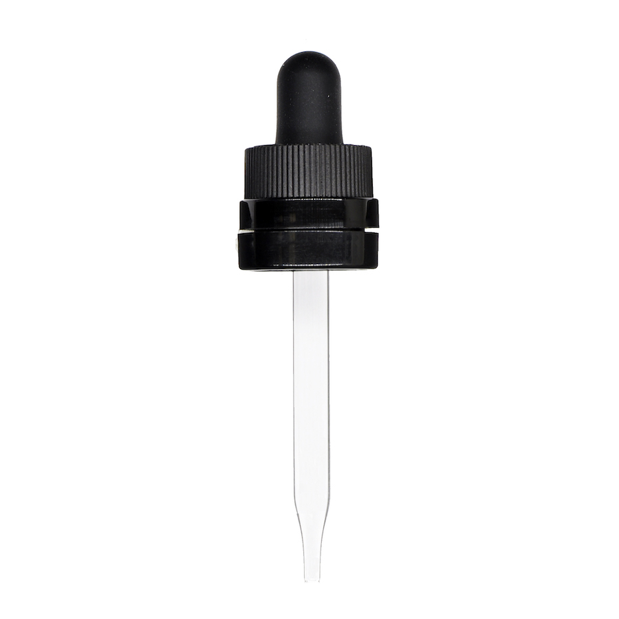 1-oz-black-child-resistant-with-tamper-evident-seal-glass-dropper-18-400 1 oz Black Child Resistant with Tamper Evident Seal Glass Dropper (18-400)