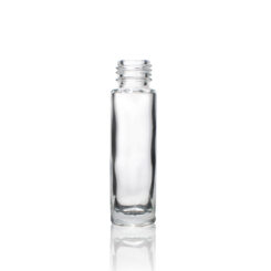 10ml Clear Roll On Glass Bottles 16mm Neck