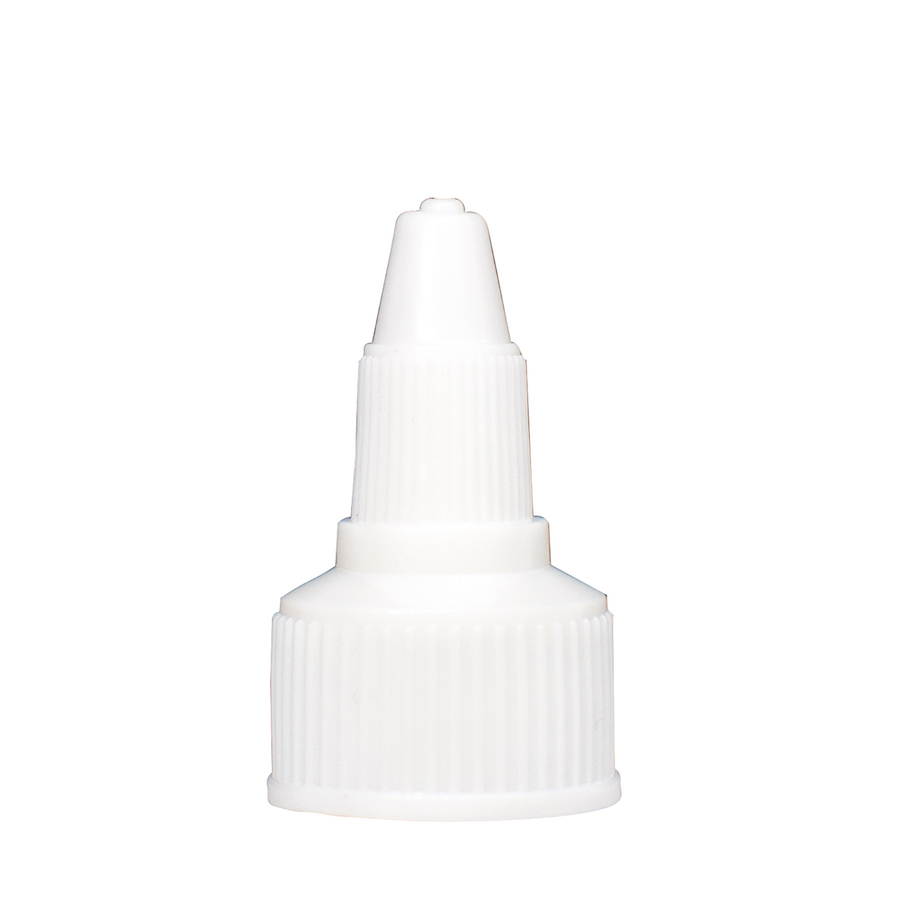 20-400-white-ldpe-ribbed-skirt-twist-open-dispensing-top 20-400 White LDPE Ribbed Skirt Twist-Open Dispensing Top