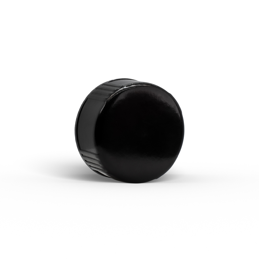 black-22-400-pp-phenolic-cap-by-fh-packaging-for-fhpkg Black 22-400 PP Phenolic Cap by FH Packaging for FHPKG