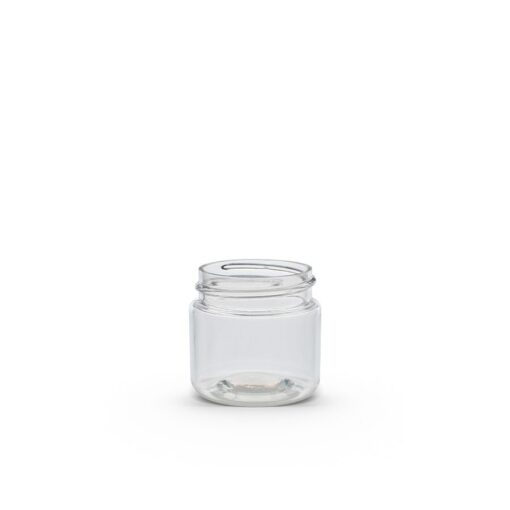 1 oz Clear PET Straight Sided Jar 38-400 Neck Finish