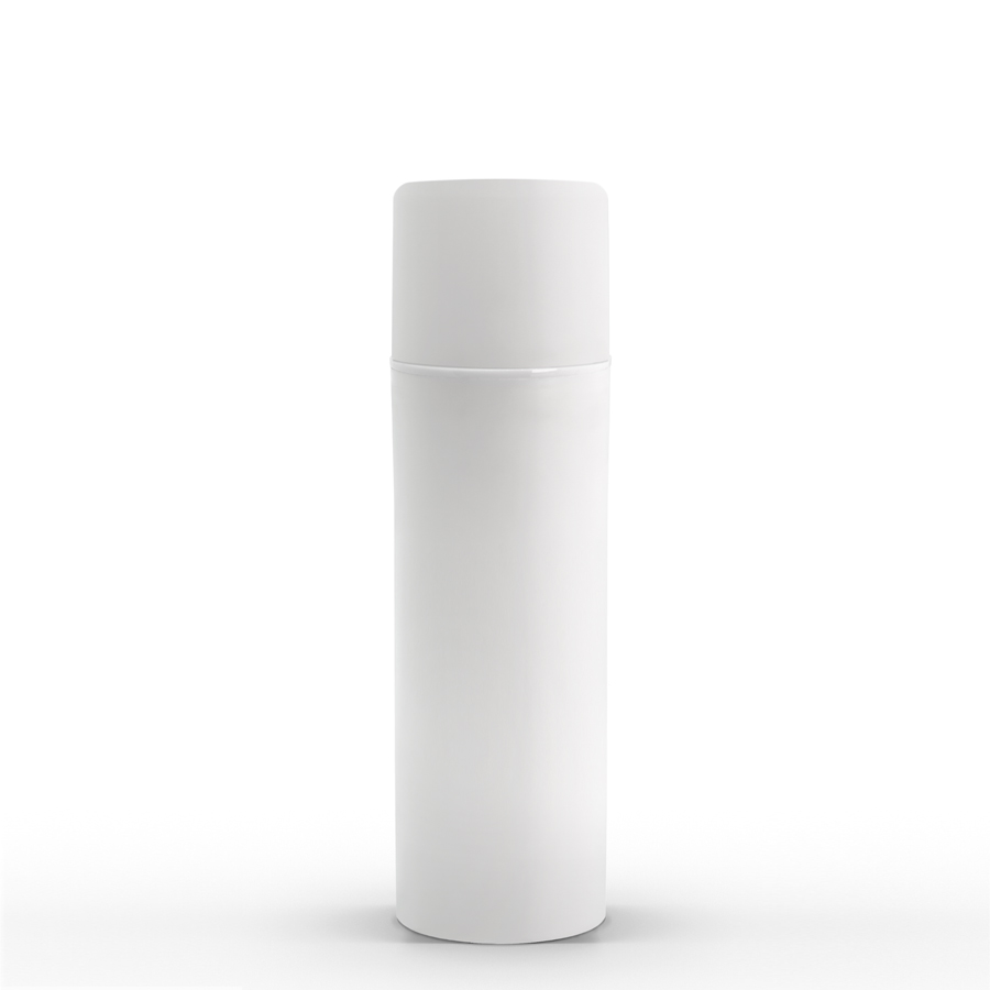 Download 120 Ml White Polypropylene Airless Pump Bottle Snap Cap