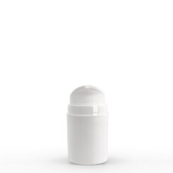 50 ml White Polypropylene Airless Pump Bottles