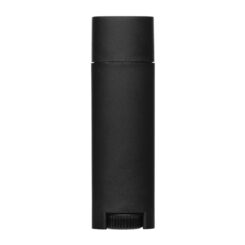 0.15 oz PP Plastic Oval Lip Balm tube with Flat Press On Cap