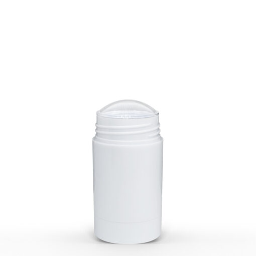 30g White Twist Up Deodorant Tube with White Screw Cap and Disc Personal Care Container FH Packaging