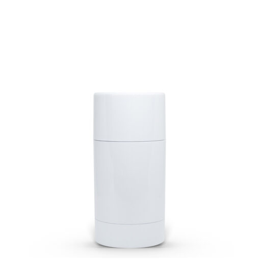 30g White Twist Up Deodorant Tube with White Screw Cap and Disc Personal Care Container FH Packaging