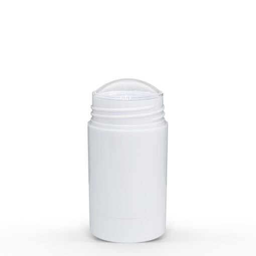 50g White Twist Up Deodorant Tube with White Screw Cap and Disc Personal Packaging Container Bulk Wholesale FH Packaging