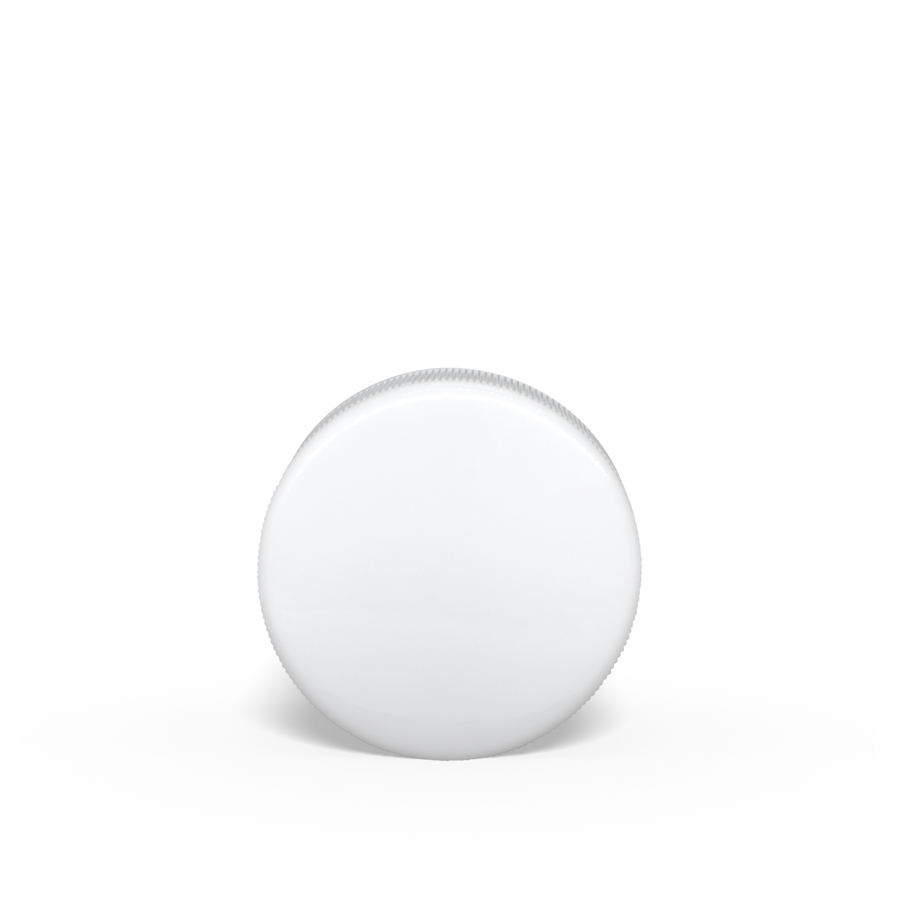 7g_Glass-Concentrate-lid_white-lid-38-400-white-ribbed-child-resistant-plastic-cap-with-foam-liner-container-cosmetic-personal-container-bulk-wholesale-fh-packaging 38-400 White Ribbed Child-Resistant Plastic Cap with Foam Liner Container Cosmetic Personal Container Bulk Wholesale FH Packaging