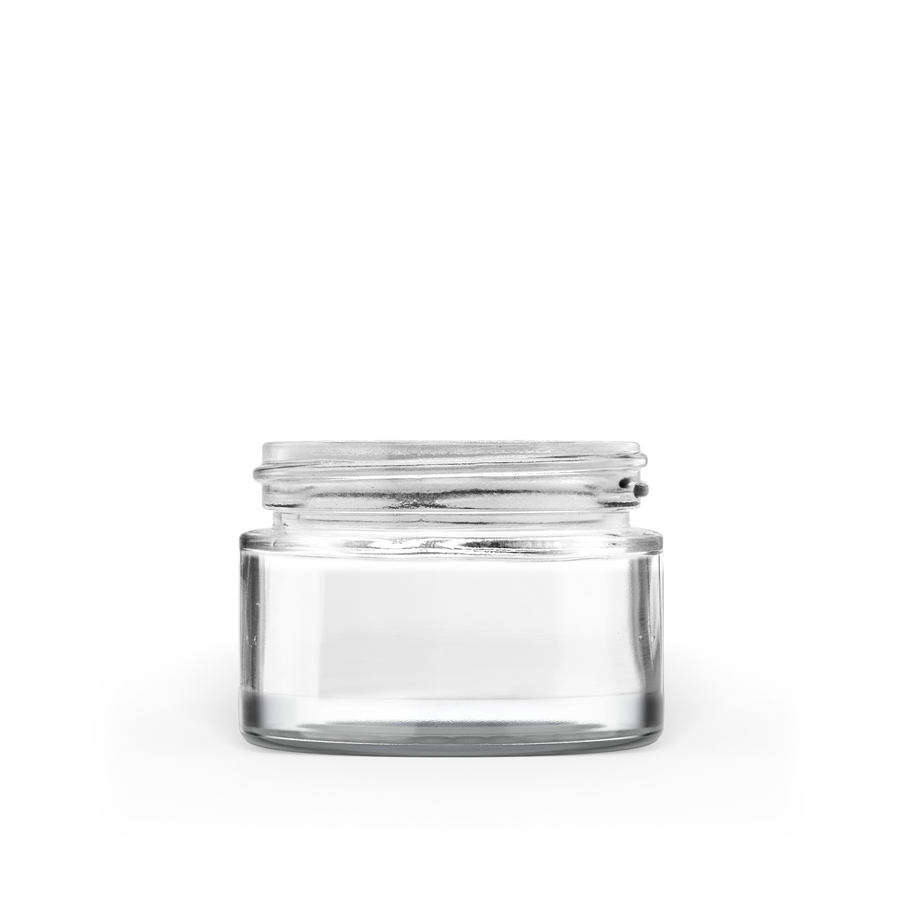 40g-50-400-clear-straight-sided-round-glass-jar 40g 50-400 Clear Straight-Sided Round Glass Jar