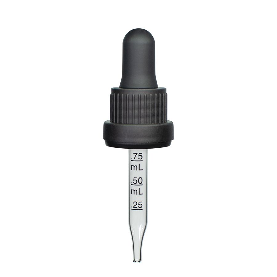 0-5-oz-black-graduated-glass-dropper-with-tamper-evident-seal-18-400heavy-duty 0.5 oz Black Graduated Glass Dropper with Tamper Evident Seal (18-400)(Heavy Duty)