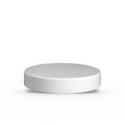 White 89-400 Smooth Skirt Lid with Liner