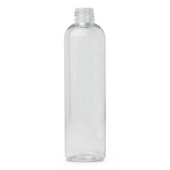 8 oz PET Clear Cosmo Bottle with 24-410 Neck Finish