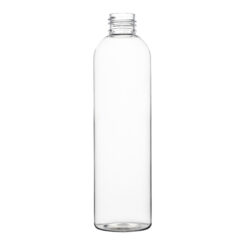 8 oz Clear PET Cosmo Round Bottle 24-410 Neck Finish
