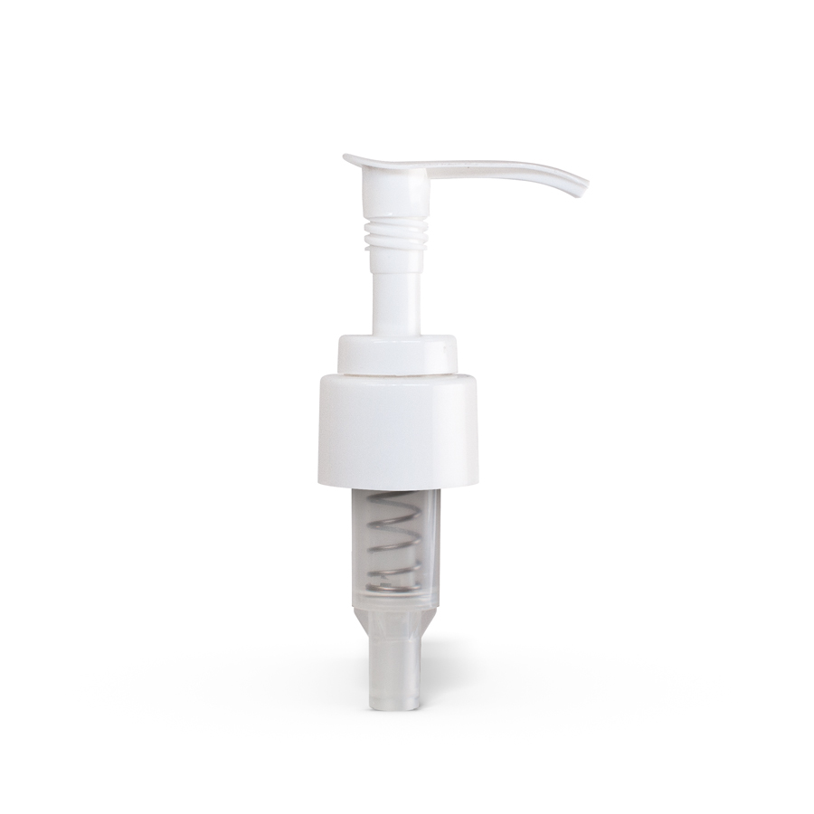 24-410-white-smooth-skirt-saddle-lotion-pump 24-410 White Smooth Skirt Saddle Lotion Pump