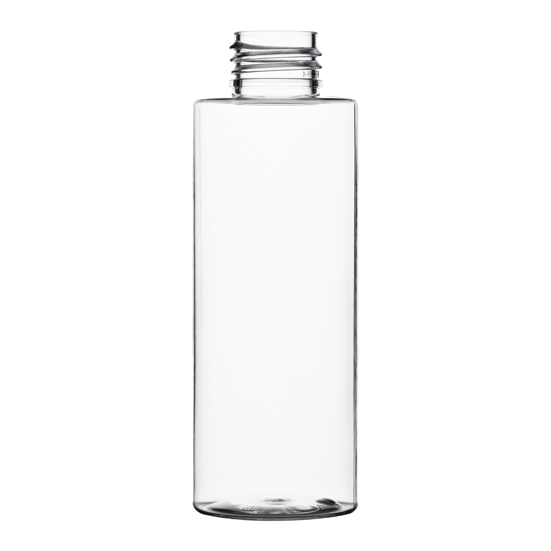 FH2124401C 4 oz Clear PET Cylinder Bottle with 24-410 Neck Finish