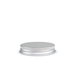 58-400 Silver Aluminum Screw Top Cap