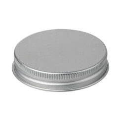 58-400 Silver Aluminum Screw Top Cap with PE Liner