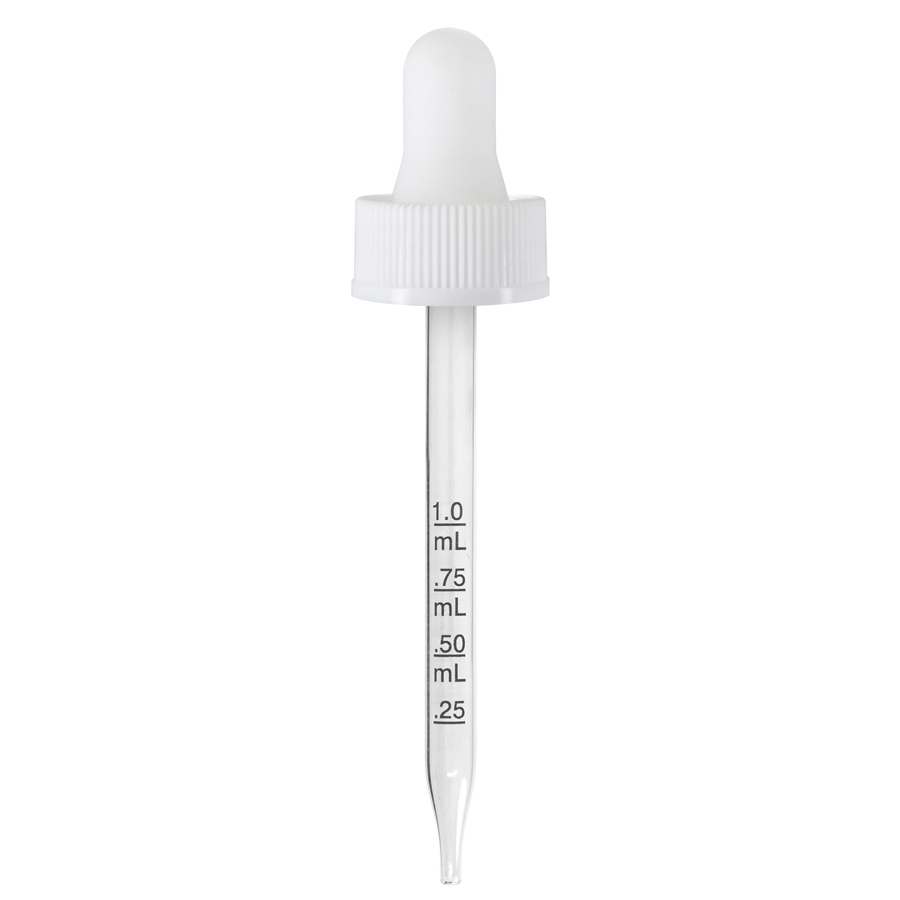 20-400-white-graduated-glass-dropper-91mm-ribbed-GB08-400-020-91mm-White-Graduated-Glass-Dropper-Printing 20-400 White Graduated Glass Dropper (91mm) (Ribbed)