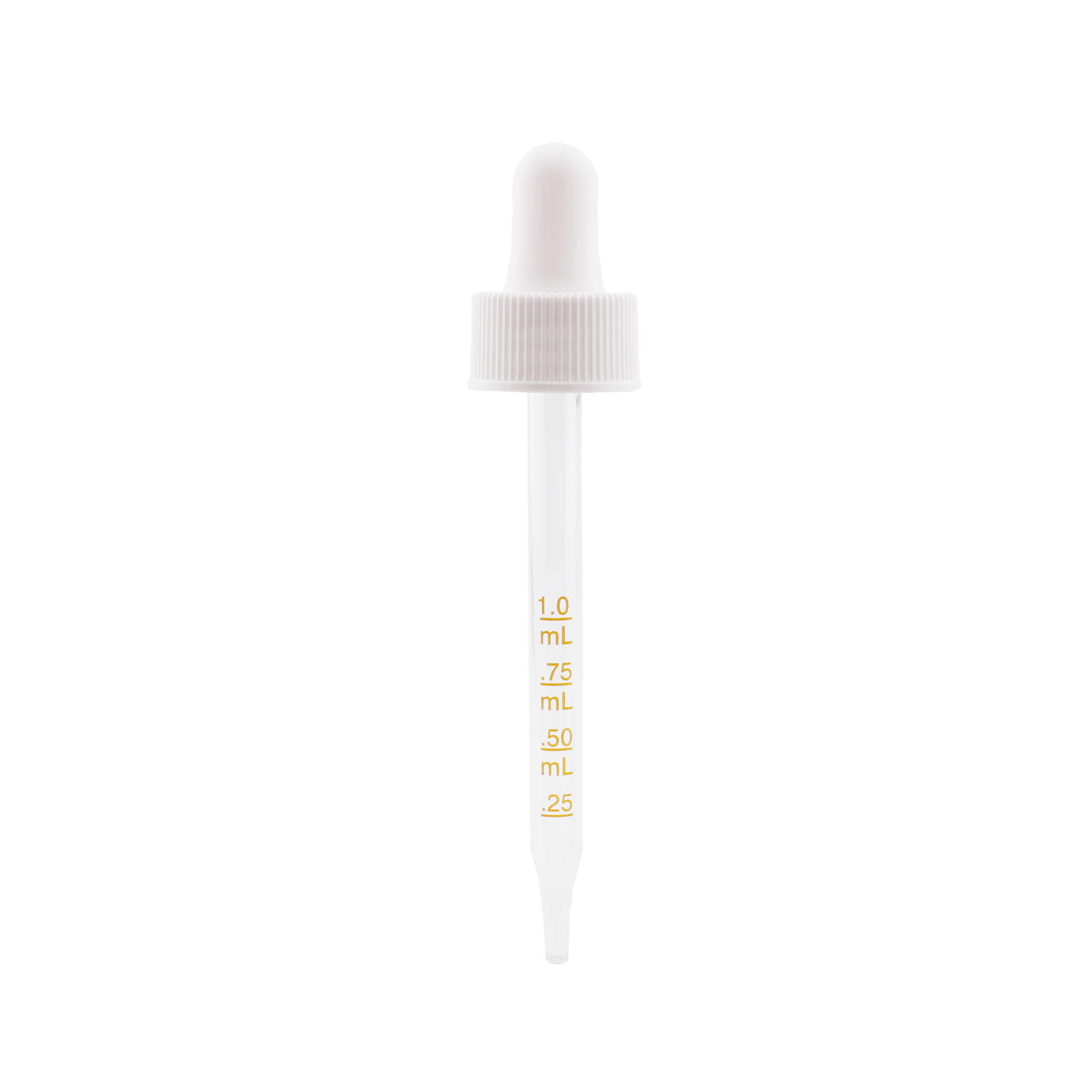 20-400 White PP Plastic Ribbed Skirt Dropper with 91mm Straight Medical Graduated Glass Pipette x1400 20-400 White PP Plastic Ribbed Skirt Dropper with 91mm Straight Medical Graduated Glass Pipette x1400