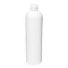 8 oz White PET Cosmo Round Bottle 24-410 Neck Finish tilted view