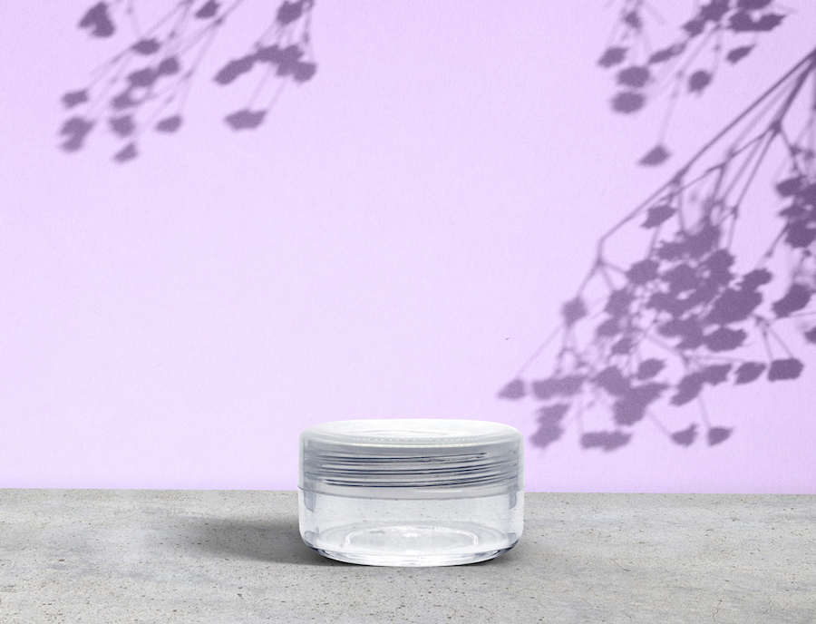 Polystyrene Jar Container for Skin Care Packaging