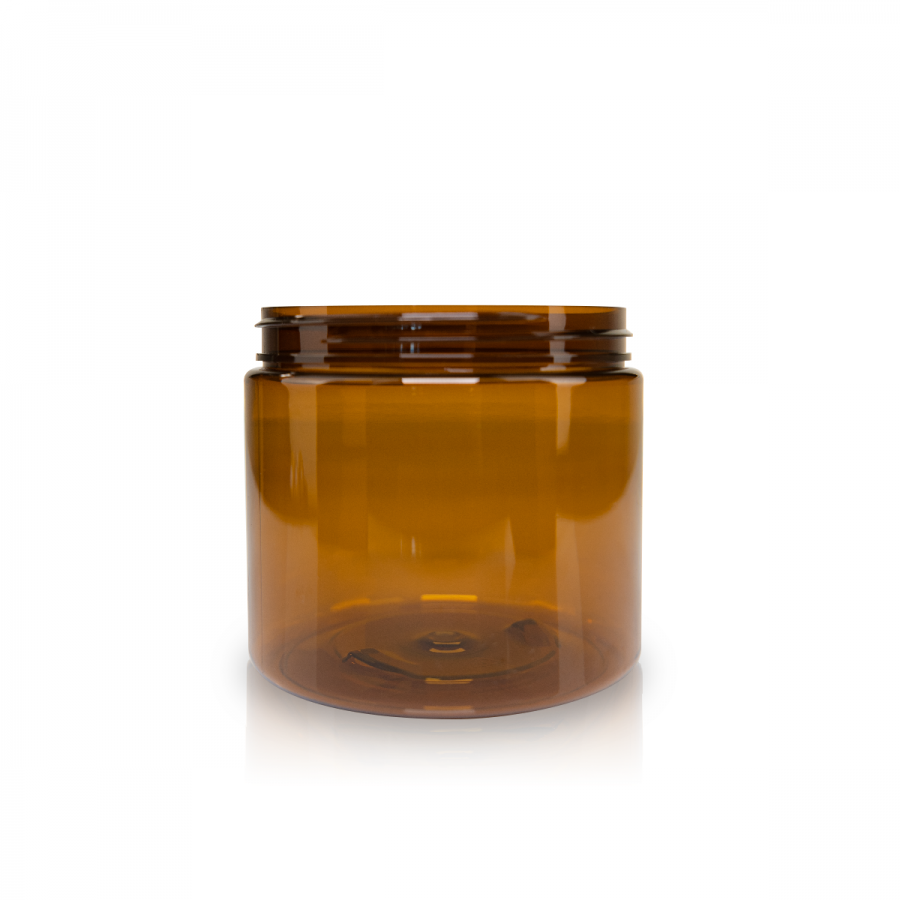 16 oz Amber Straight Sided Jars Easy Labeling and Visual Appeal FH