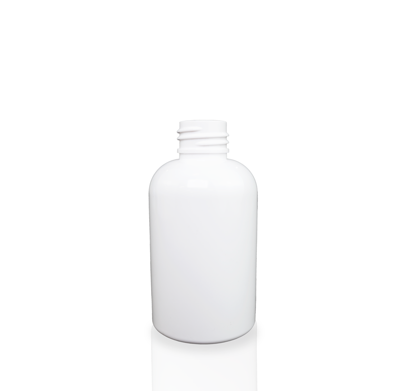 4-oz-white-pet-plastic-boston-round-bottle 4 oz White PET Plastic Boston Round Bottle