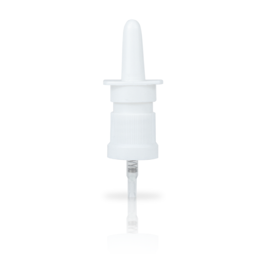 Nasal Pump Spray Applicator 18-410 Neck with Clear Overcap and 78mm Dip Tube