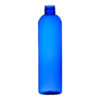8 oz Cobalt Blue PET Cosmo Round Bottle 24-410 Neck Finish