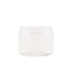 6 oz Clear PET Straight Sided Jars 70-400 Neck Finish