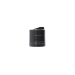 24-410 Black Smooth Disc Top Cap with HIS-1 Liner open lid