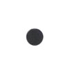 top view 38-400 Black PP Ribbed Skirt Cap with Liner