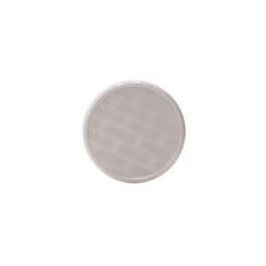 Top view of 45-400 White PP Ribbed Skirt Cap