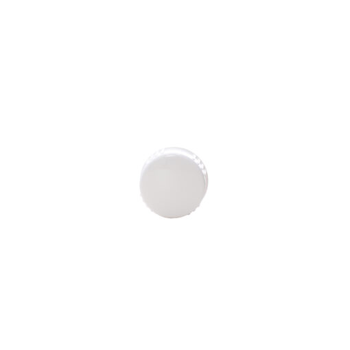 18-400 White Semi Ribbed Skirt Cap
