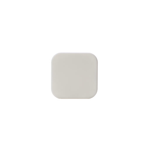 top view 33-400 White CRC Square Cap with PE Liner