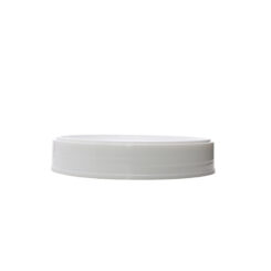 120-410 White Continuous Thread Smooth Deep Skirt HIS/HDPE Liner