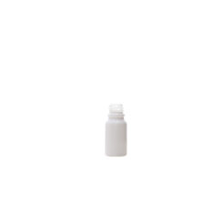 10ml Glossy White Glass Euro Round Bottles 18 mm Neck Finish cases