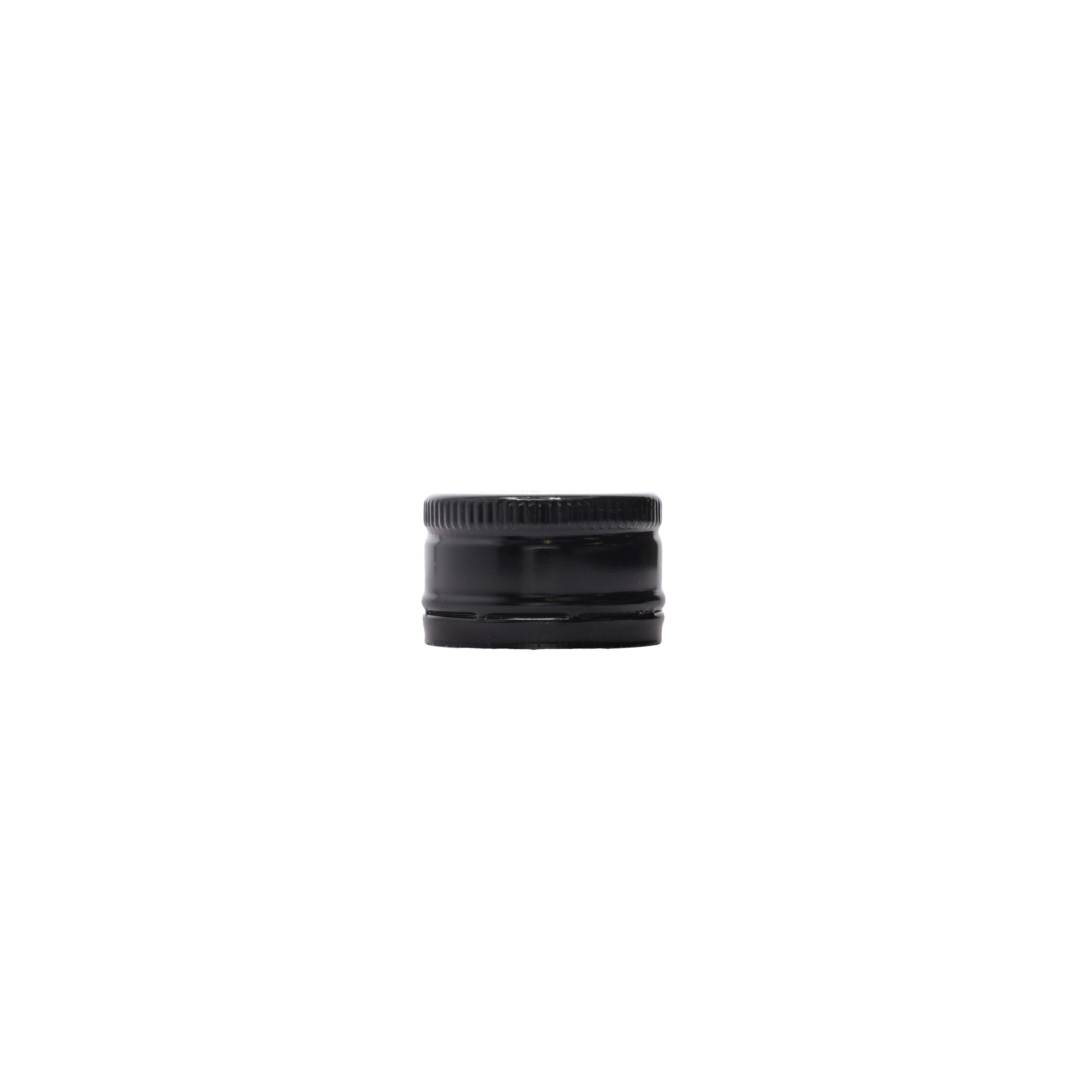 GA422803 48-400 Black Aluminum Tamper Evident Cap
